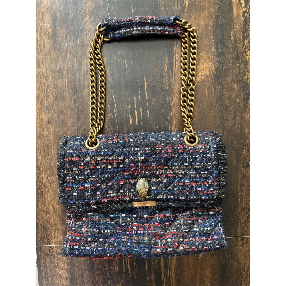 KURT GEIGER London Kensington X Tweed Shoulder Bag